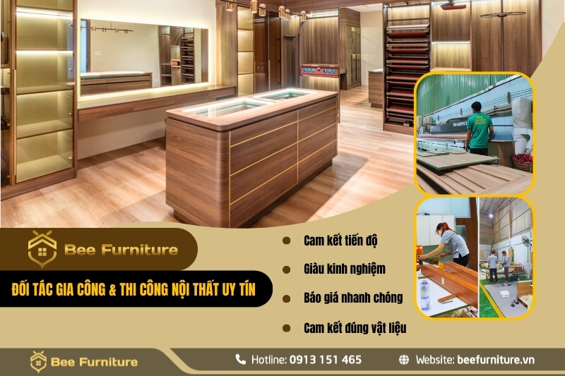 Báo giá thiết kế và thi công nội thất trọn gói Bee Furniture