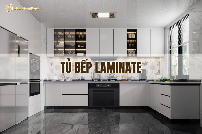 20+ Mẫu tủ bếp Laminate chất lượng giá tốt tại nội thất Bee Furniture