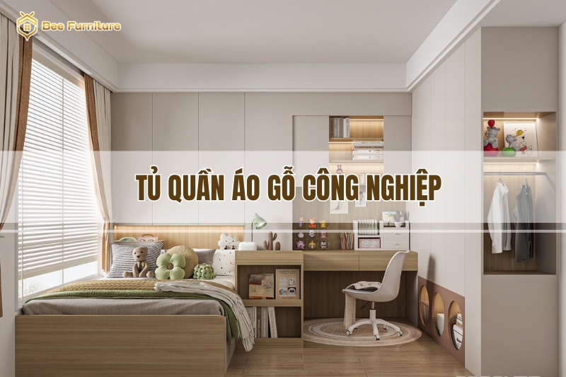 35+ Mẫu tủ quần áo gỗ công nghiệp phù hợp với mọi không gian