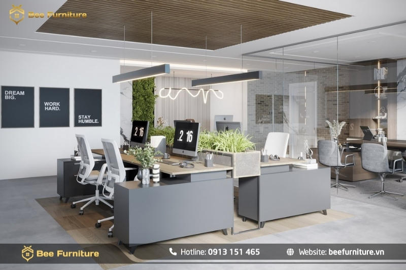 Thiết kế thi công nội thất văn phòng