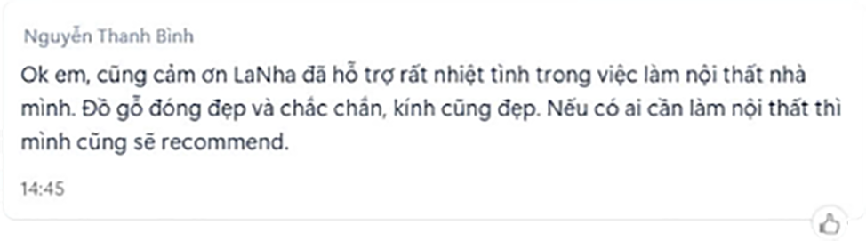 Testimonial attachment