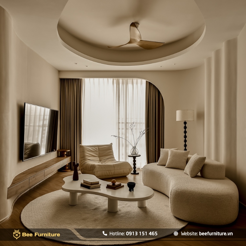 Thiết kế và thi công nhà chung cư 60m2 đẹp
